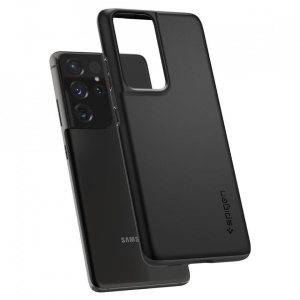 Husa Samsung Galaxy S21 Ultra- Spigen Thin Fit -Black