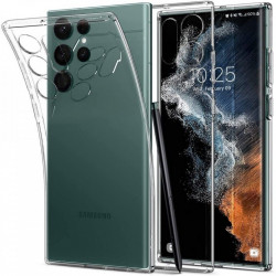 Husa Samsung Galaxy S22 Ultra -Spigen Liquid Crystal -Crystal Clear