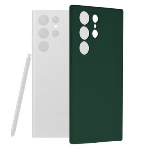 Husa Samsung Galaxy S23 Ultra Soft Edge Silicone Verde inchis