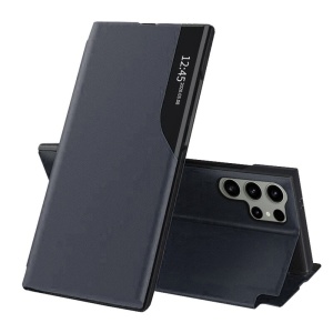Husa Samsung Galaxy S24 Ultra -Eco Leather View Case albastru inchis