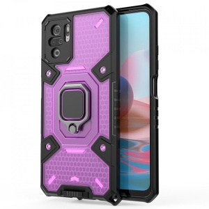 Husa Xiaomi Redmi Note 10/10S Honeycomb Armor- Rose Violet