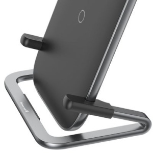 Incarcator Wireless Baseus RIB Cobble Induction charger 15W -Negru