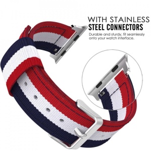 Curea Apple Watch 2 42MM-Tech Protect Welling- Navy/Red