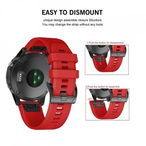 Curea Garmin Fenix 6 -Tech Protect Smooth-Rosie