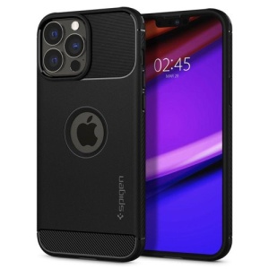 Husa Apple Iphone 13 Pro Max - Spigen Rugged Armor -Negru Mat