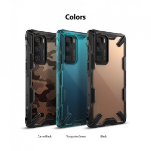 Husa Huawei P40 - Ringke Fusion X-Turquoise Green
