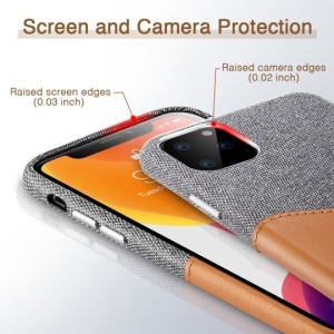 Husa Iphone 11 PRO -ESR Metro Wallet-Maro cu gri