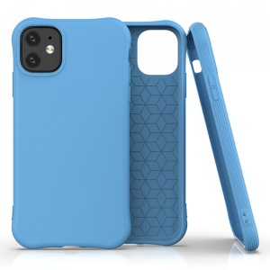 Husa Iphone 11 -Soft Color Case flexible gel-blue