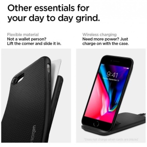 Husa Iphone 7 -Spigen Liquid Air- Negru mat