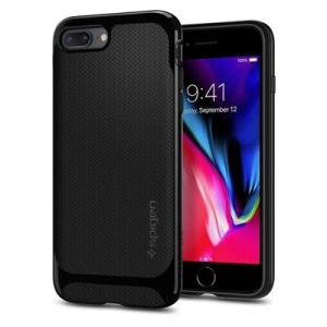 Husa Iphone 8 PLUS/Iphone 7 PLUS -Spigen Neo Hybrid Herringbone- Shiny Black