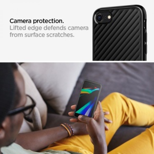 Husa Iphone SE 3 (2022)/SE 2 (2020)/7/8 -Spigen Core Armor -Neagra