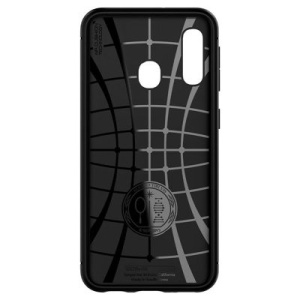 Husa Samsung Galaxy A20e -Spigen Rugged Armor Matte Black