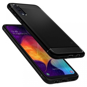 Husa Samsung Galaxy A50/A30S /A50s - Spigen Rugged Armor -Negru Mat