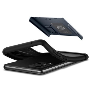 Husa Samsung Galaxy A72 4G/ 5G -Spigen Slim Armor Metal Slate