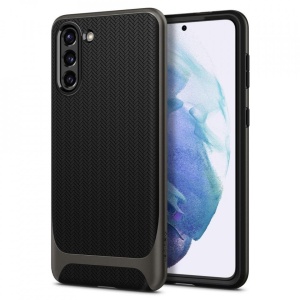Husa Samsung Galaxy S21 -Spigen Neo Hybrid- Gunmetal