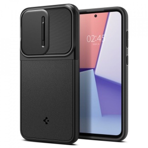 Husa Samsung Galaxy S23 FE Spigen Optik Armor Neagra