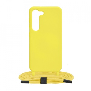 Husa Samsung Galaxy S23 Plus -Crossbody Lanyard galbena