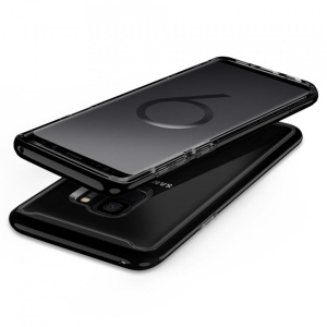 Husa Samsung Galaxy S9-Spigen Neo Hybrid Crystal- Midnight Black