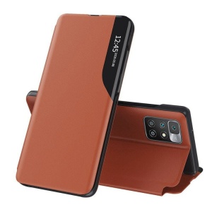 Husa Xiaomi Redmi 10 -Eco Leather View Case-Orange