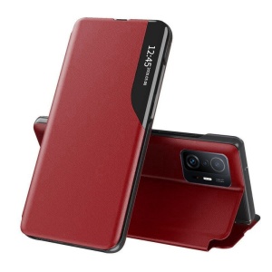 Husa Xiaomi Redmi Note 12 / Poco X5 -Eco Leather View Case rosie