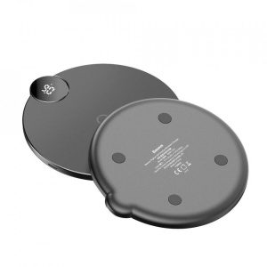 Încărcător Wireless Baseus cu Display-Negru