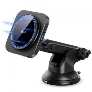 Suport telefon auto cu incarcare wireless 15W , Magsafe pentru bord sau parbriz ESR HaloLock