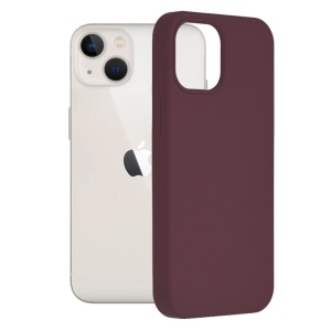 Husa Apple iPhone 13 Mini -Soft Edge Silicone Mov Pruna