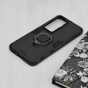 Husa Huawei P60 Pro Silicone Shield Techsuit Neagra
