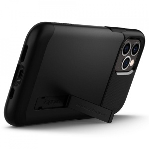 Husa Iphone 12 Pro Max -Spigen Slim Armor - Black