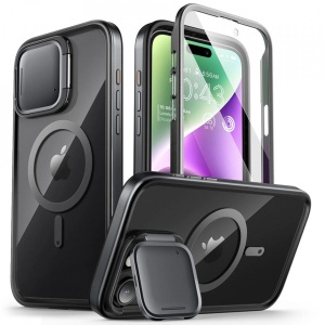 Husa pentru iPhone 15 Pro Max i-Blason Shield Mag Case Neagra