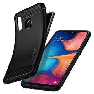 Husa Samsung Galaxy A20e -Spigen Rugged Armor Matte Black