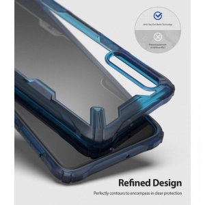 Husa Samsung Galaxy A70 - Ringke Fusion X- Space Blue