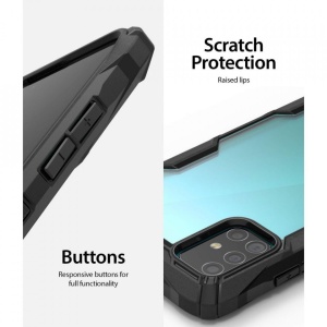 Husa Samsung Galaxy A71 - Ringke Fusion X- Black