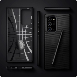 Husa Samsung Galaxy Note 20 Ultra - Spigen Rugged Armor -Neagra