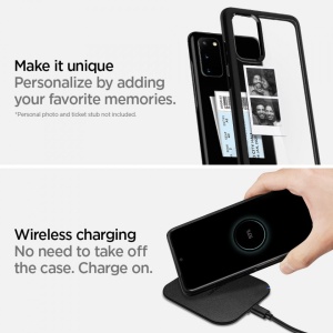 Husa Samsung Galaxy S20 Plus- Spigen Ultra Hybrid-Negru Mat
