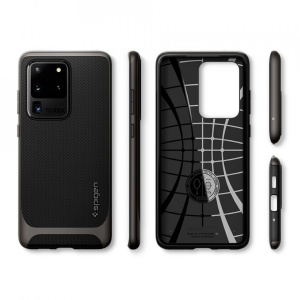 Husa Samsung Galaxy S20 Ultra- Spigen Neo Hybrid - Gunmetal