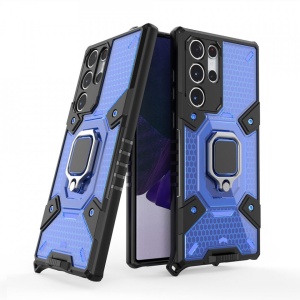 Husa Samsung Galaxy S22 Ultra - Honeycomb Armor- Albastra