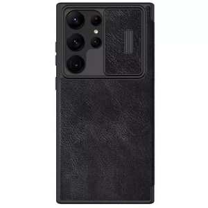 Husa Samsung Galaxy S23 Ultra - Nillkin Qin Leather Case Neagra