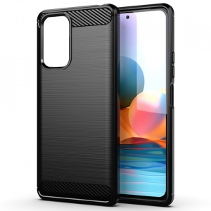 Husa Xiaomi Poco M4 Pro 5G -Carbon Series-Black