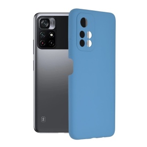 Husa Xiaomi Poco M4 Pro 5G -Soft Edge Silicone Light Blue