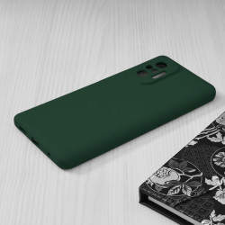 Husa Xiaomi Redmi 10 -Soft Edge Silicone Dark Green