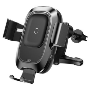 Suport auto cu incarcare wireless Baseus Smart -Negru