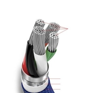 Cablu de date 2 in 1 Baseus Rapid Lightning / micro USB 1.2 M Rosu