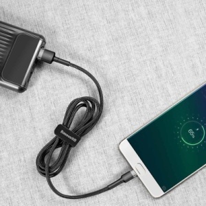 Cablu de date Baseus Cafule micro USB 1M- Negru cu gri