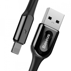Cablu de date Baseus X-Shaped Lightning 100 cm-Negru