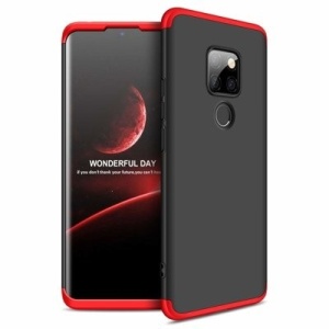 Husa Huawei Mate 30 Lite -GKK 360 Front and Back Case Full Body Cover - Negru cu Rosu