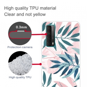 Husa Huawei P Smart 2021- Matt Printing Soft TPU- Frunze