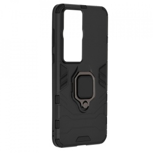 Husa Huawei P60 Pro Silicone Shield Techsuit Neagra