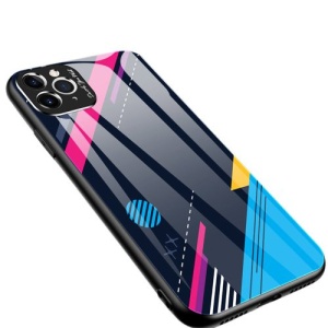 Husa Iphone 11 PRO MAX -Color Glass-cu sticla securizata- pattern 4