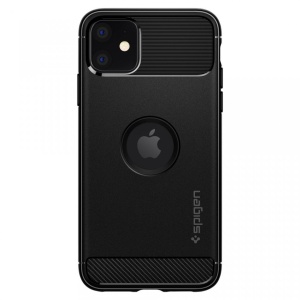 Husa Iphone 11 - Spigen Rugged Armor -Negru Mat